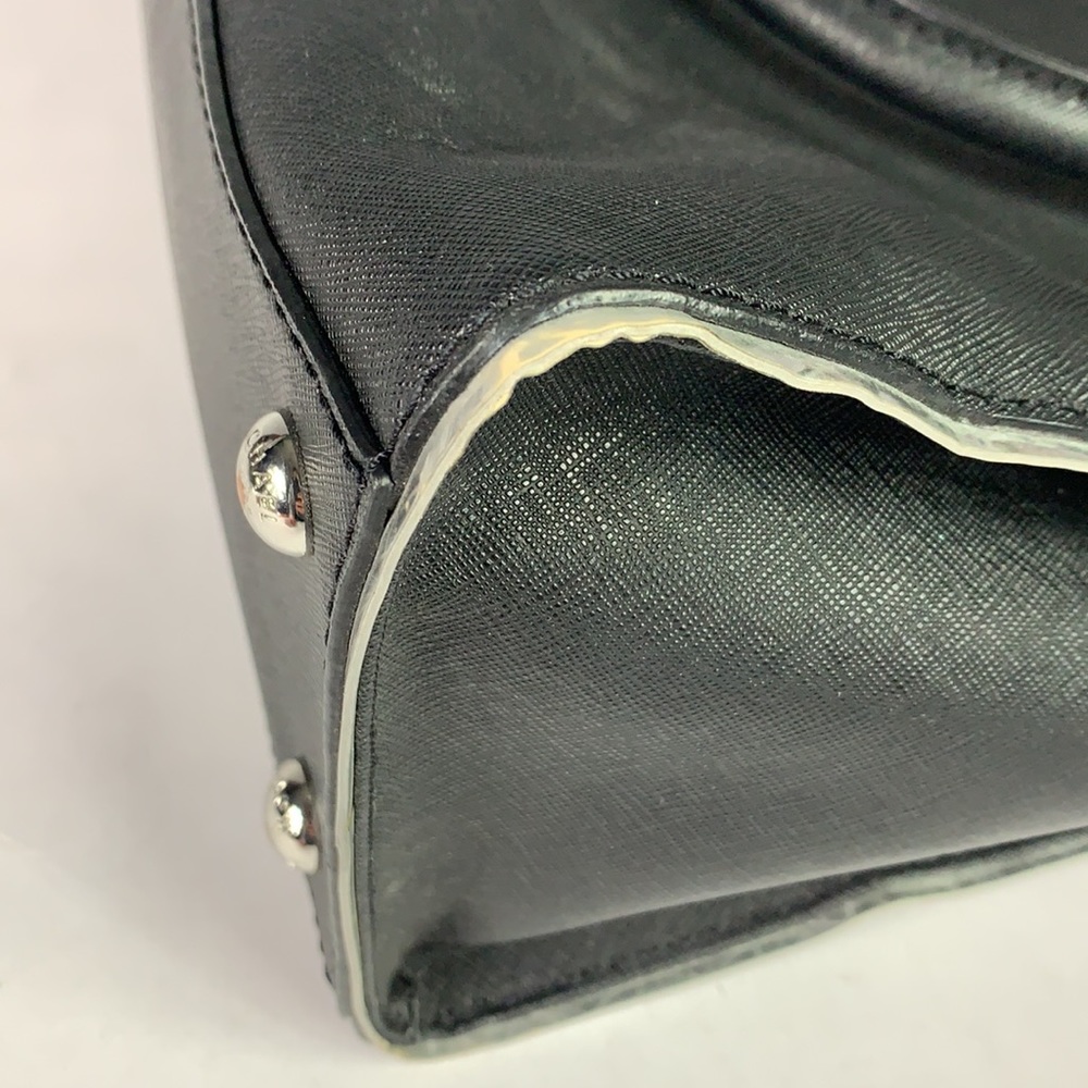 Michael Kors LG Blk Hamilton Specchio Leather Tote - Picture 5 of 11